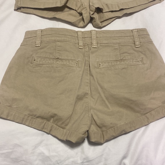 2 pairs of tan shorts - Picture 3 of 3